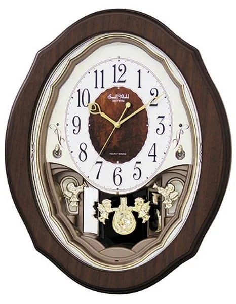Rhythm Precious Angels Classical Melodies & Hymns Musical Clock