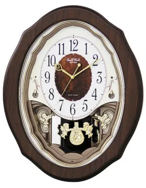 Rhythm Precious Angels Classical Melodies & Hymns Musical Clock