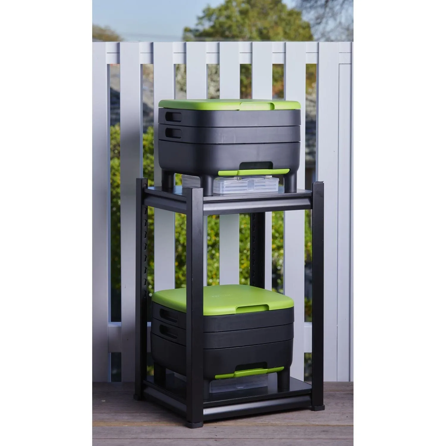Riverstone | Maze Medium Two Worm Farm Starter Kit With Shelving