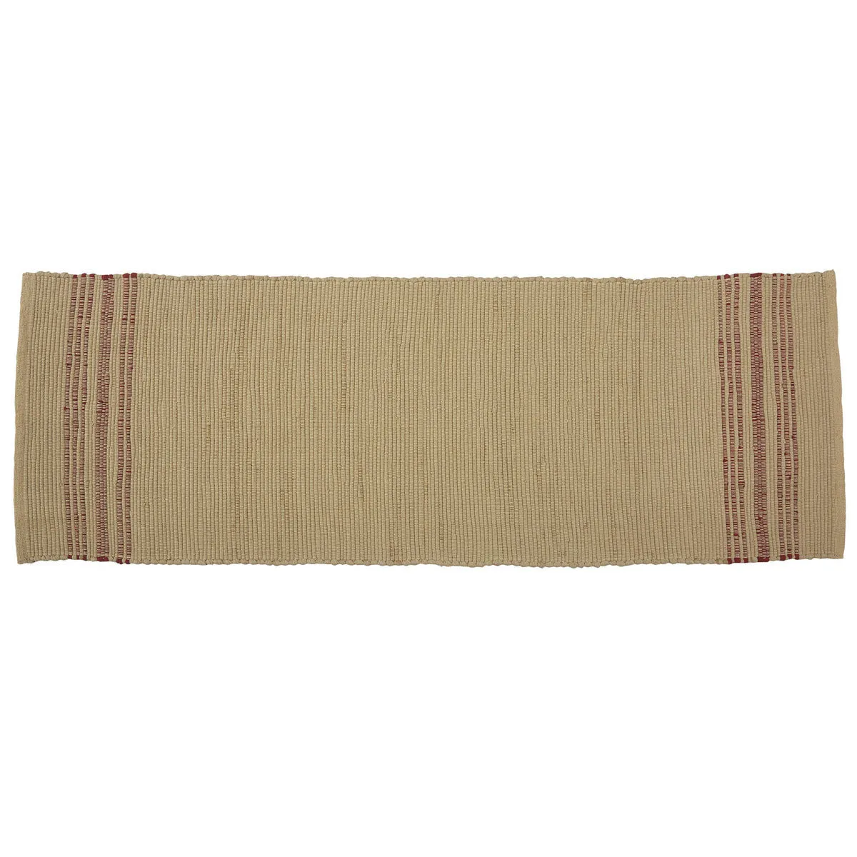 Rustic Stripe 2' x 6' Woven Rag Rug Floor Runners
