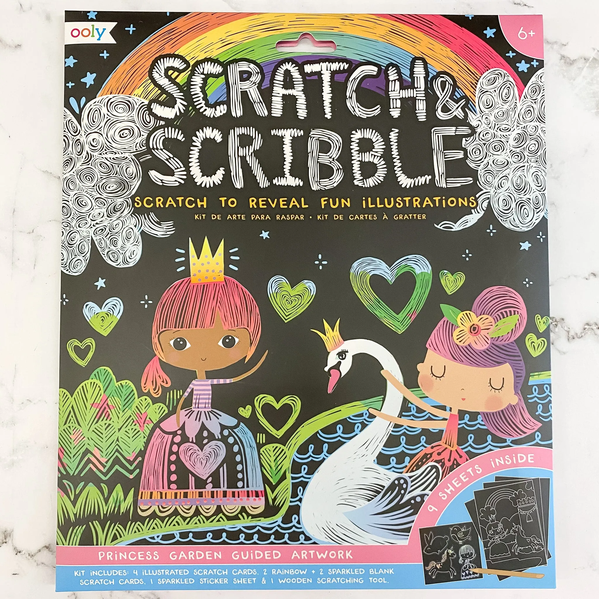 Scratch and Scribble: Princess Garden by OOLY