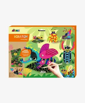Scratch Art Joint Puppet - Little Bugs