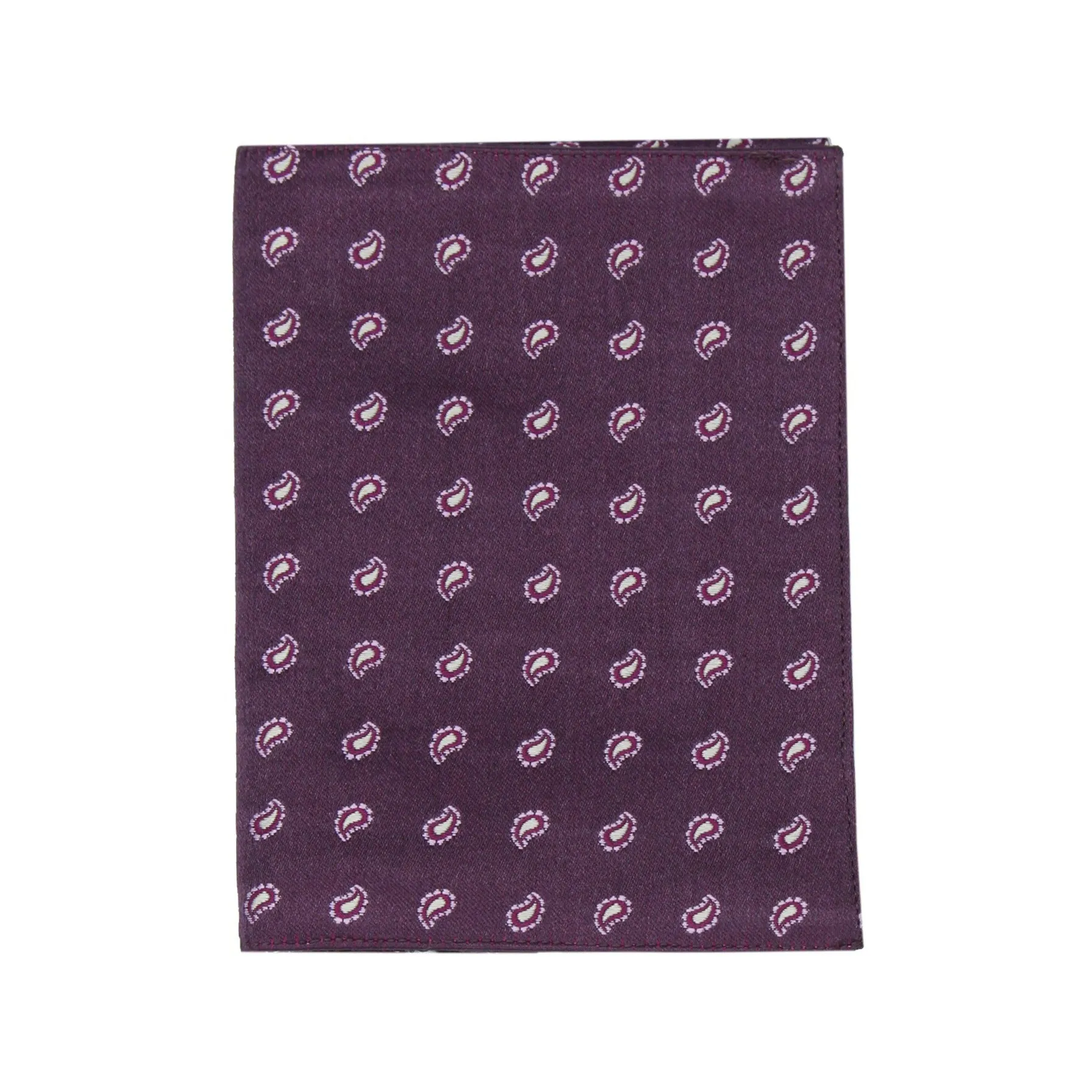 Silk document holder purple background and light purple drop