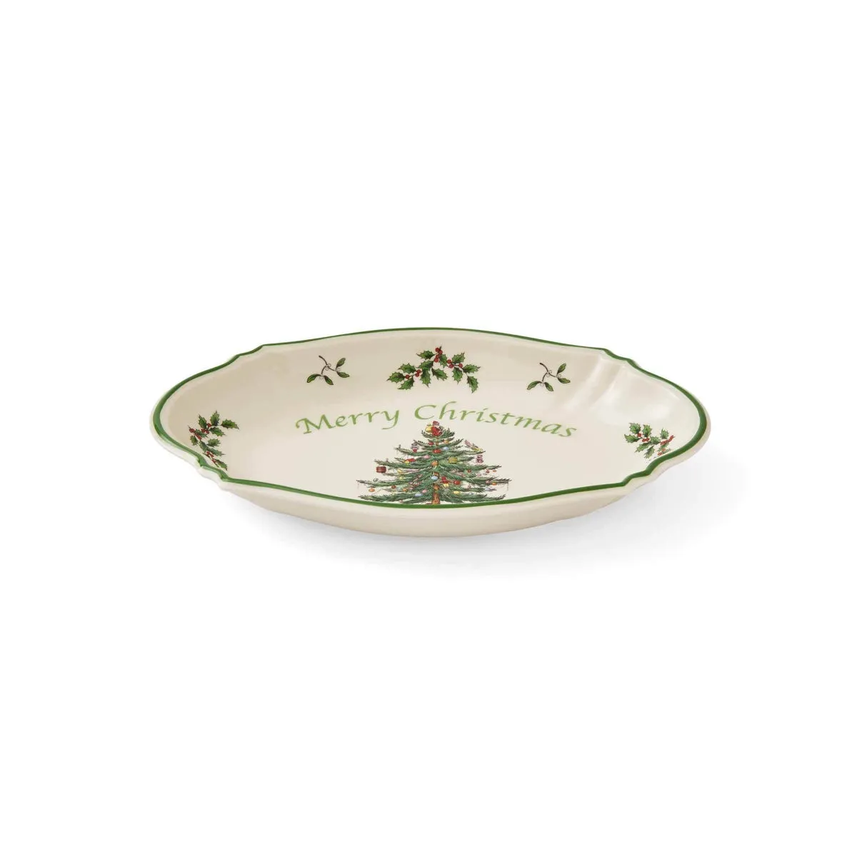 Spode Christmas Tree Merry Christmas Tray 28cm