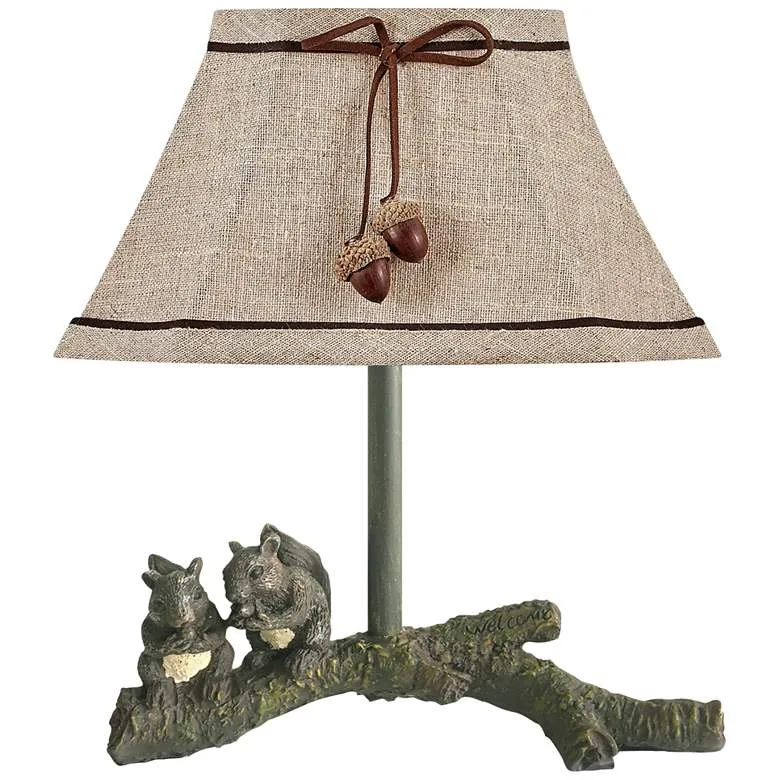 Squirrel Nutty Buddies Accent Lamp