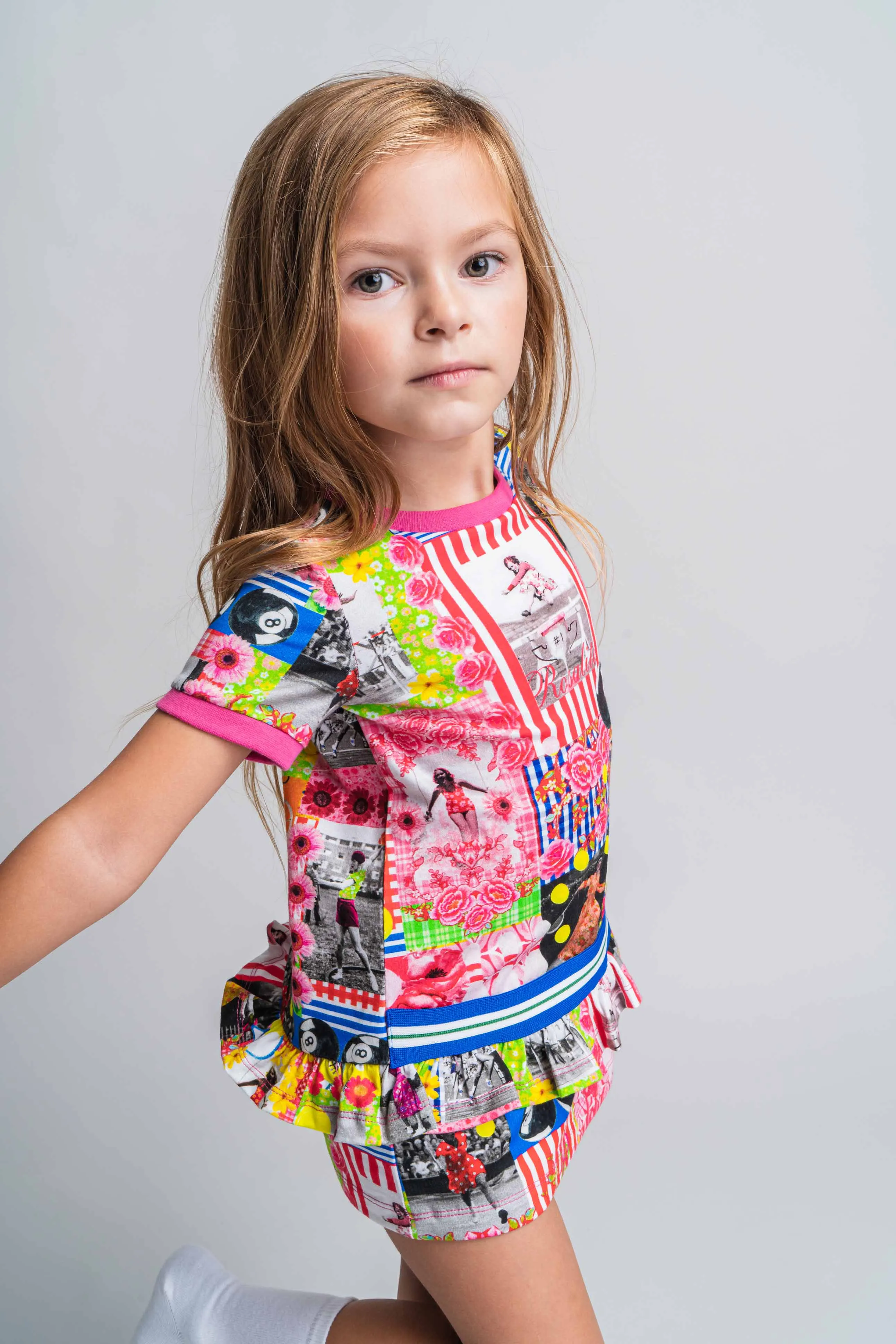 SS21 Rosalita Girls Dixmont Pink Floral Dress