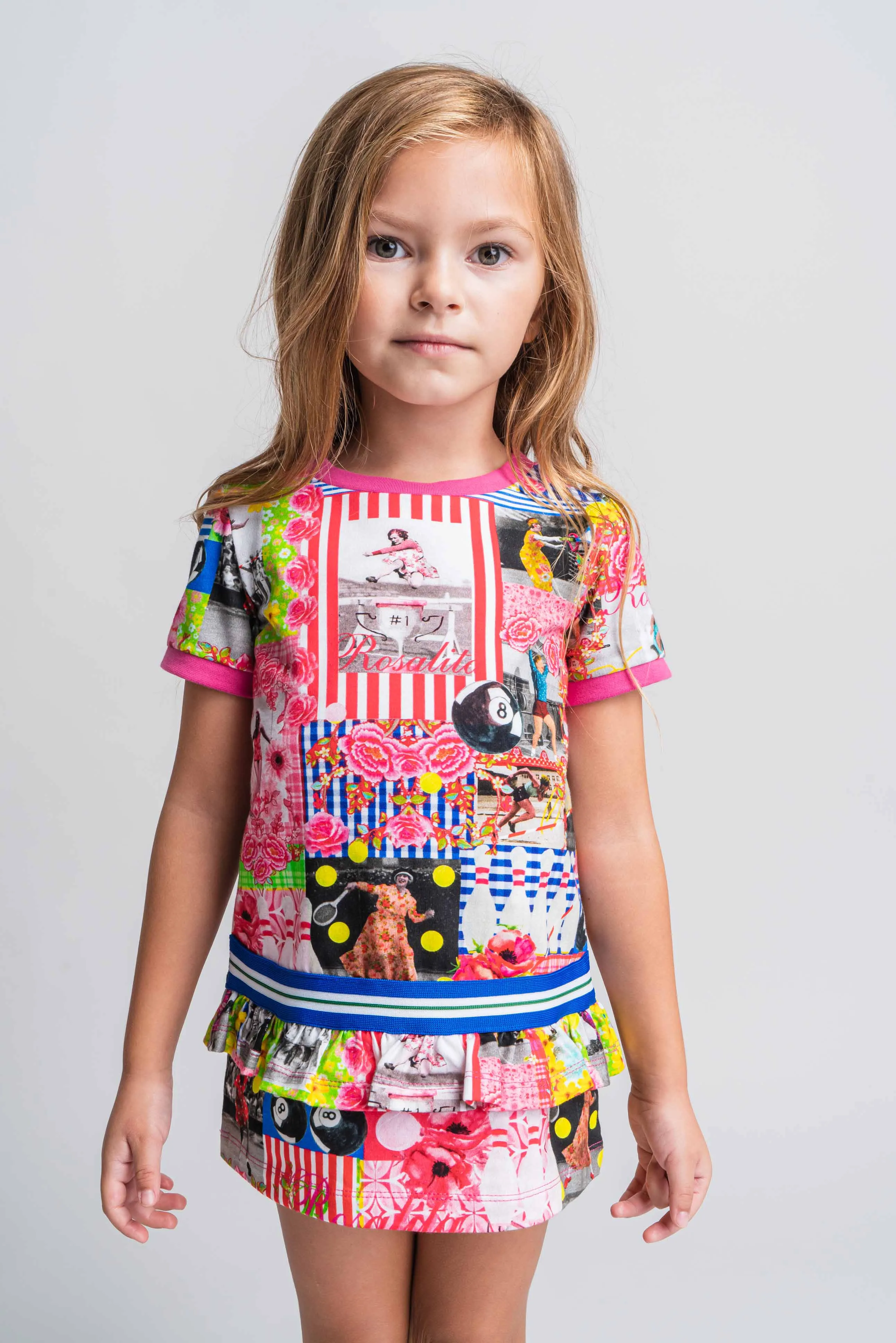 SS21 Rosalita Girls Dixmont Pink Floral Dress