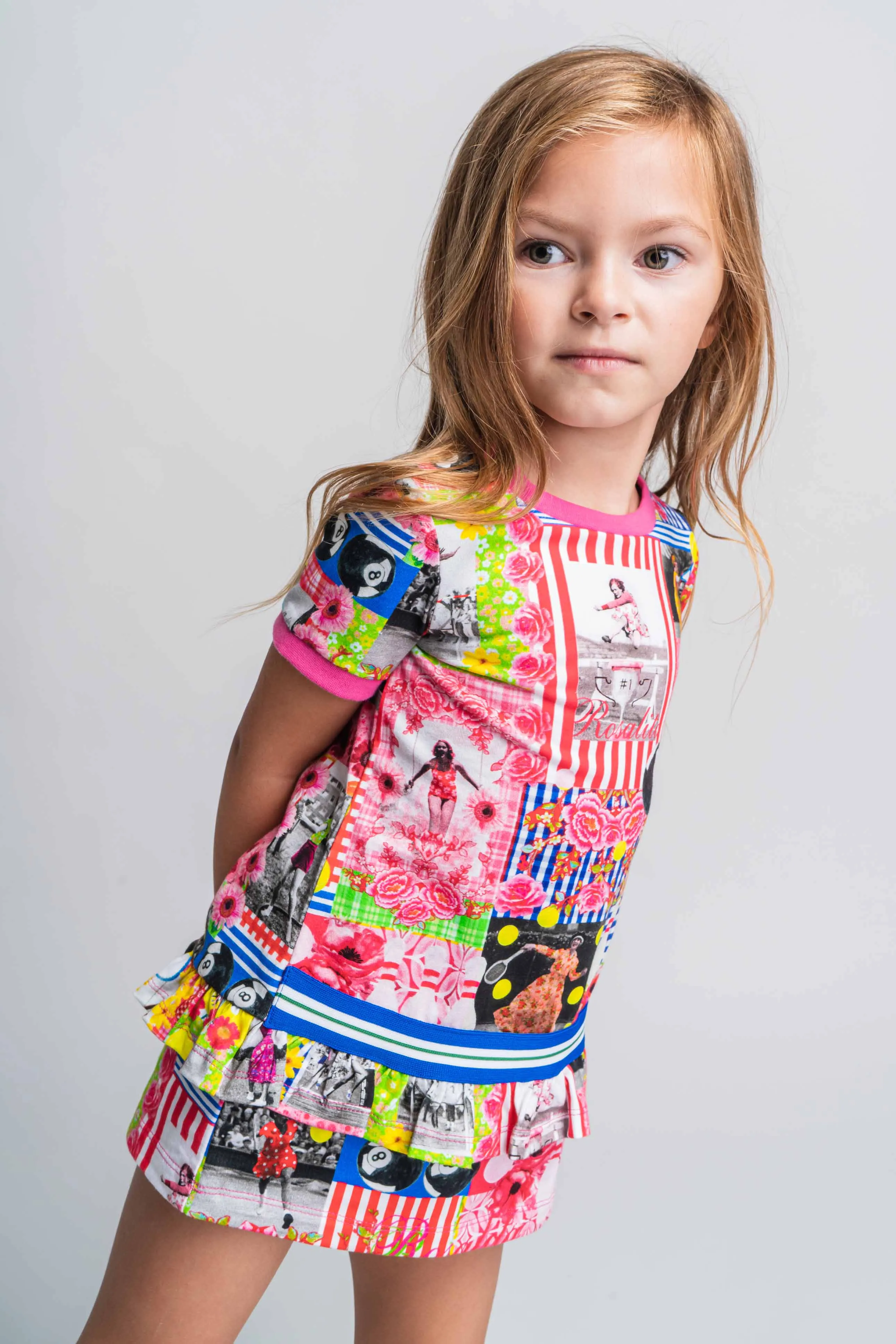 SS21 Rosalita Girls Dixmont Pink Floral Dress
