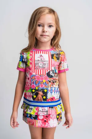 SS21 Rosalita Girls Dixmont Pink Floral Dress