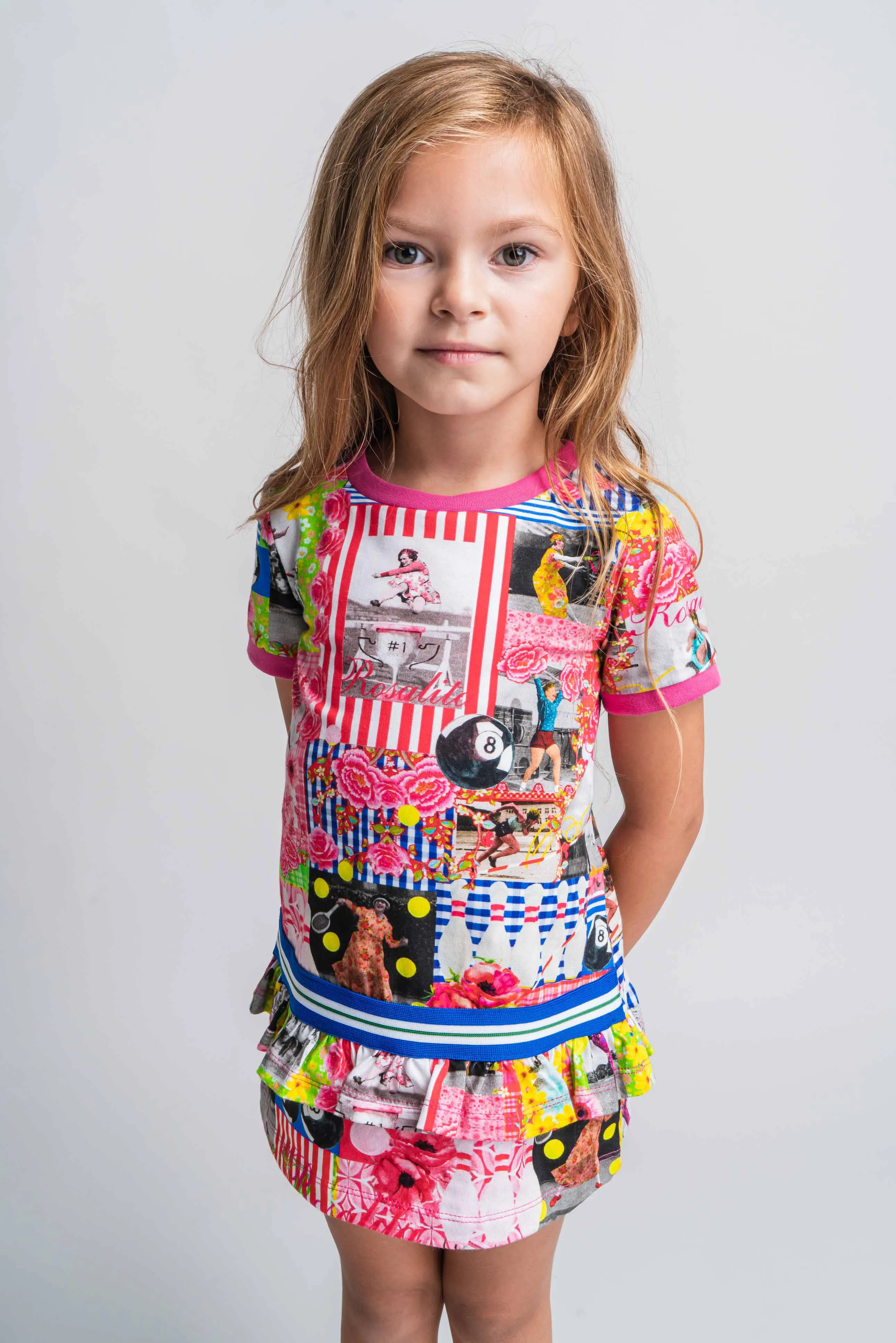 SS21 Rosalita Girls Dixmont Pink Floral Dress