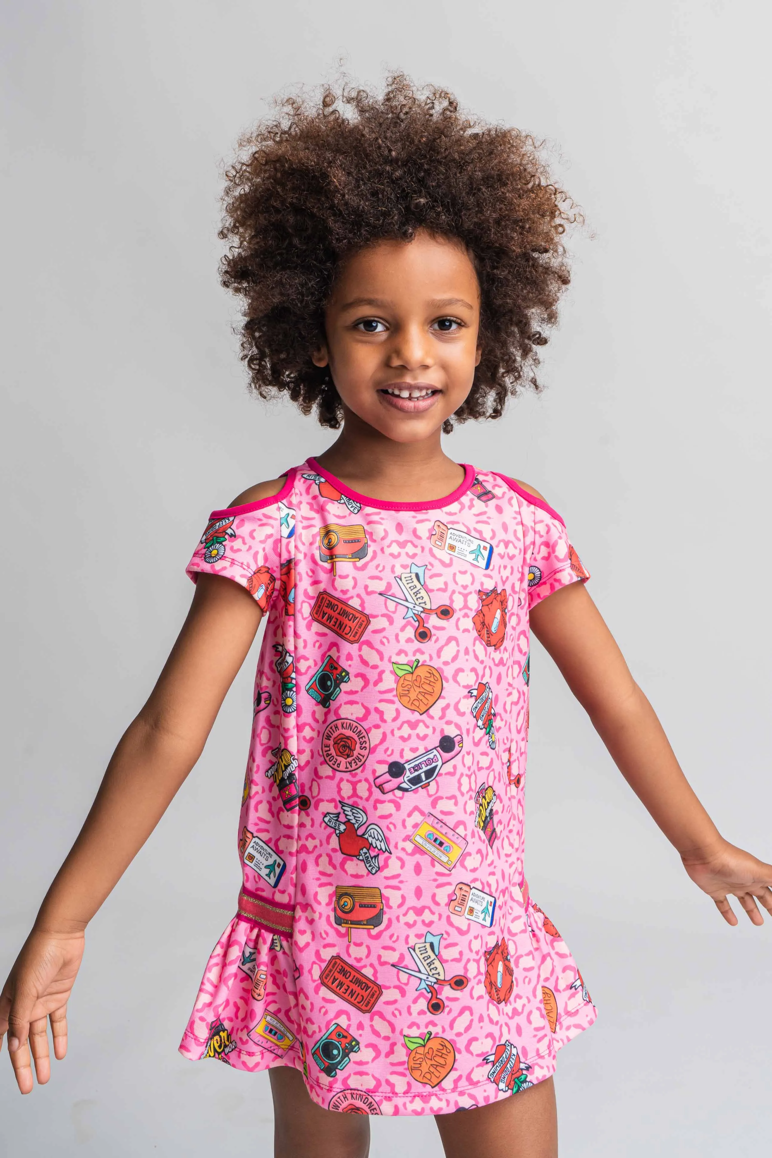 SS21 Rosalita Girls Standish Pink Dress