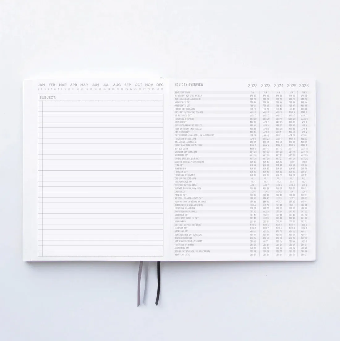Standard Issue Planner Notebook No. 3, Ochre