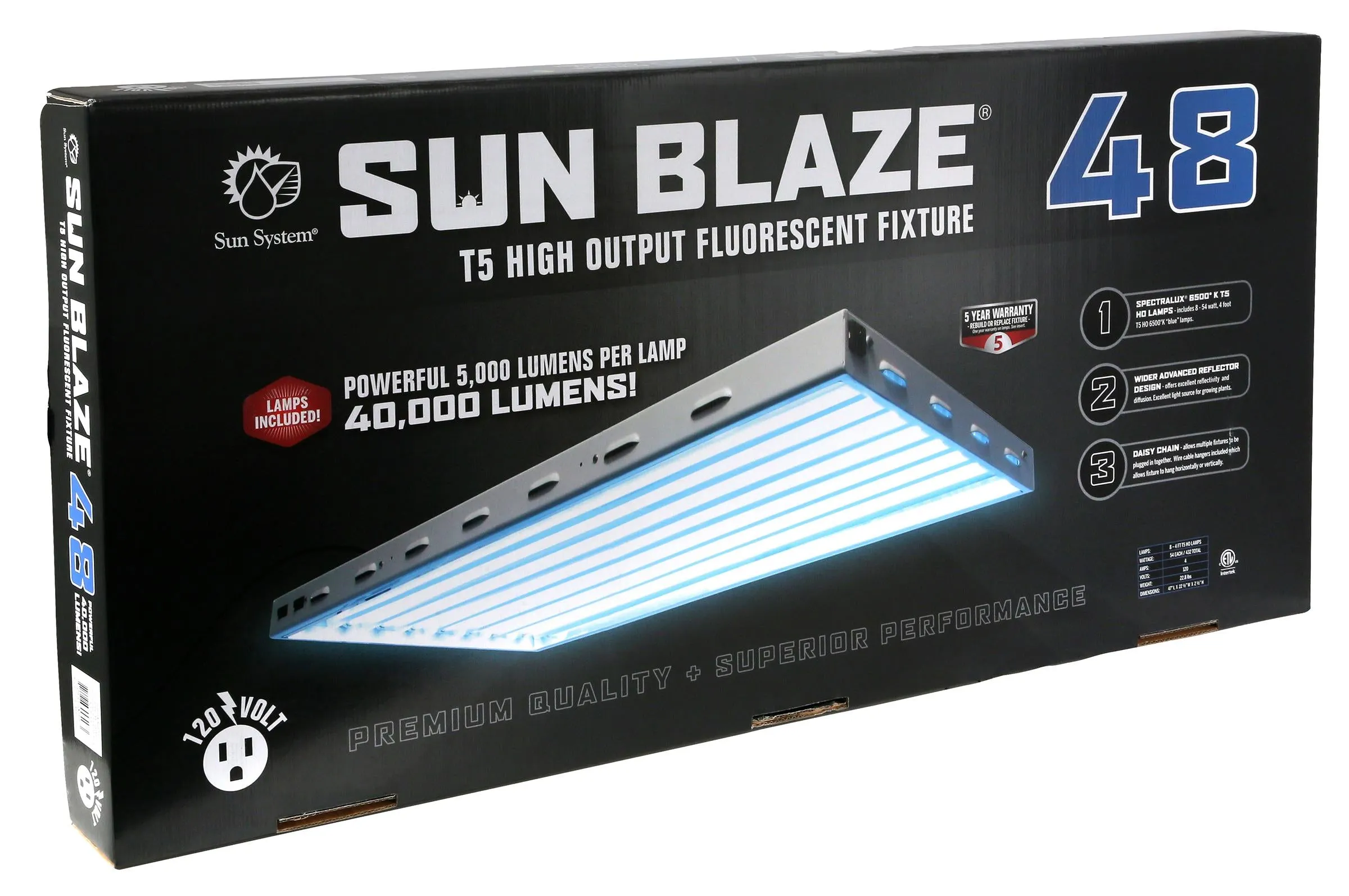 Sun Blaze T5 HO Fixtures