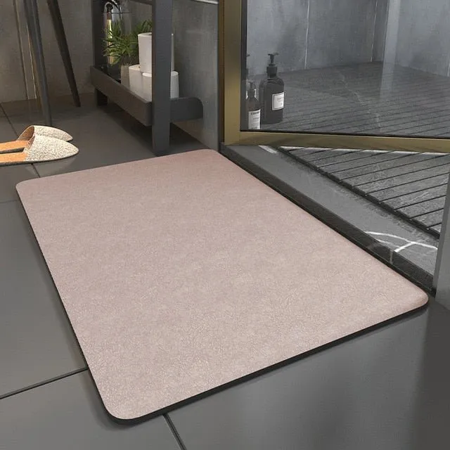 Super Absorbent Non-Slip Diatom Mud Bath Mat