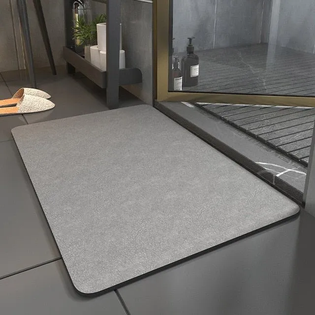 Super Absorbent Non-Slip Diatom Mud Bath Mat