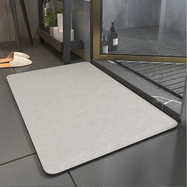 Super Absorbent Non-Slip Diatom Mud Bath Mat
