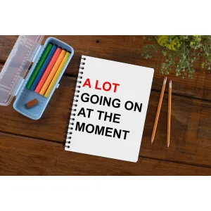 Taylor Swift Notebook - A Lot Going On
