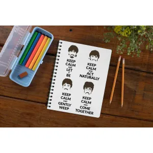 The Beatles Notebook - Keep Calm