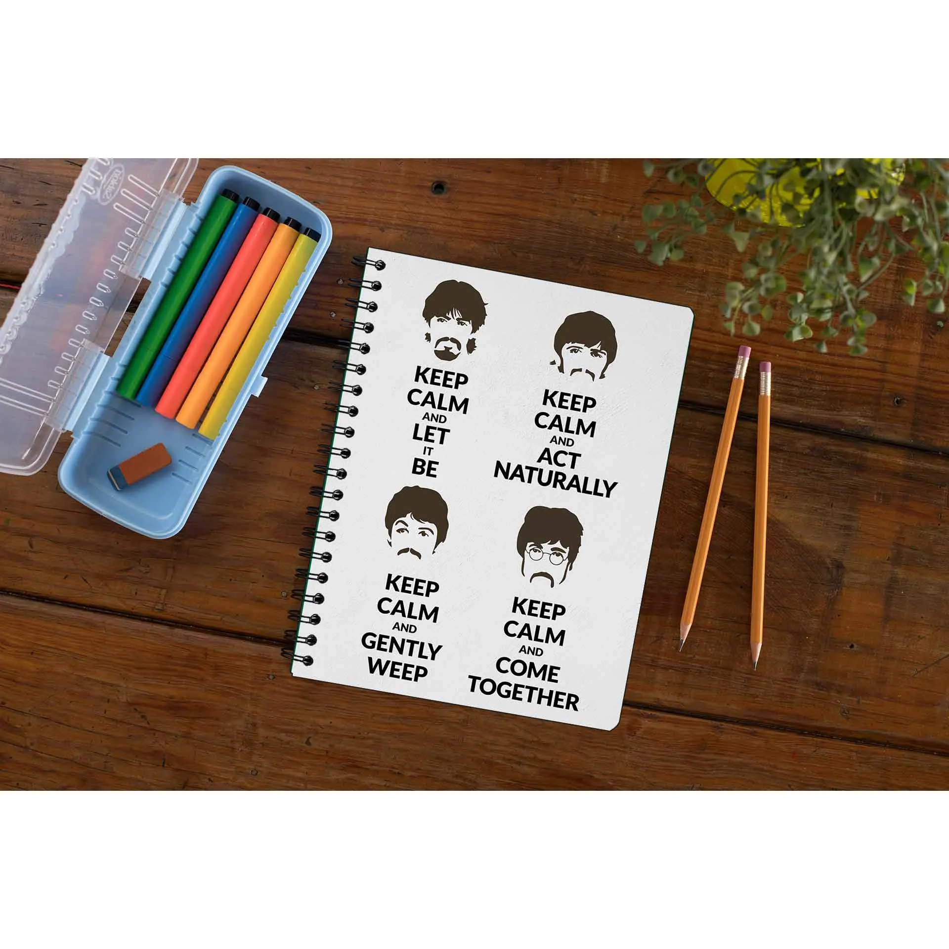 The Beatles Notebook - Keep Calm