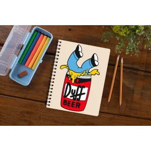 The Simpsons Notebook - Duff Beer