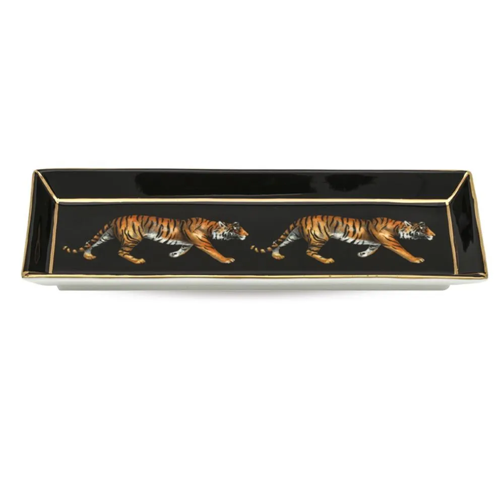 Tiger Black Pen Tray