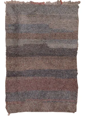 Vintage Moroccan Boucheroite Rug - 3'6 x 5'2