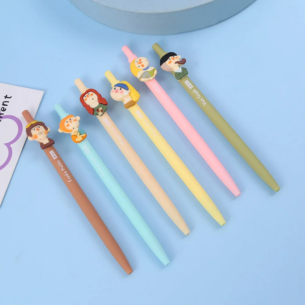 X 22529 FAMOUS ART PAINTINGS RETRACTABLE GEL PEN-DISCONTINUED