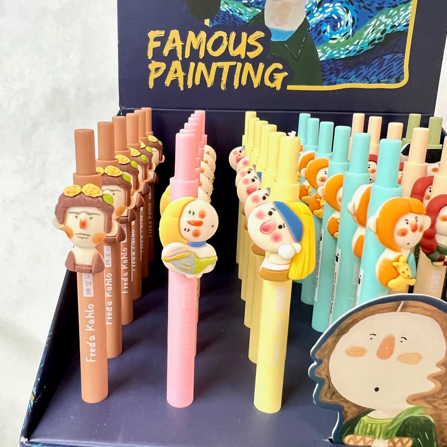 X 22529 FAMOUS ART PAINTINGS RETRACTABLE GEL PEN-DISCONTINUED