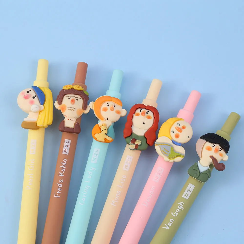 X 22529 FAMOUS ART PAINTINGS RETRACTABLE GEL PEN-DISCONTINUED