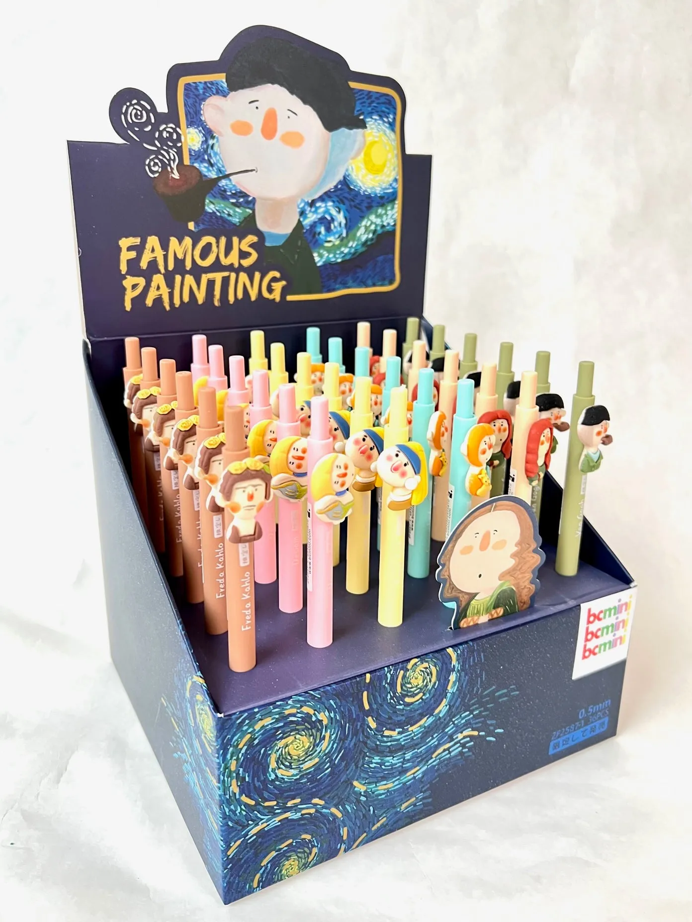 X 22529 FAMOUS ART PAINTINGS RETRACTABLE GEL PEN-DISCONTINUED