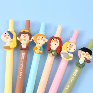 X 22529 FAMOUS ART PAINTINGS RETRACTABLE GEL PEN-DISCONTINUED