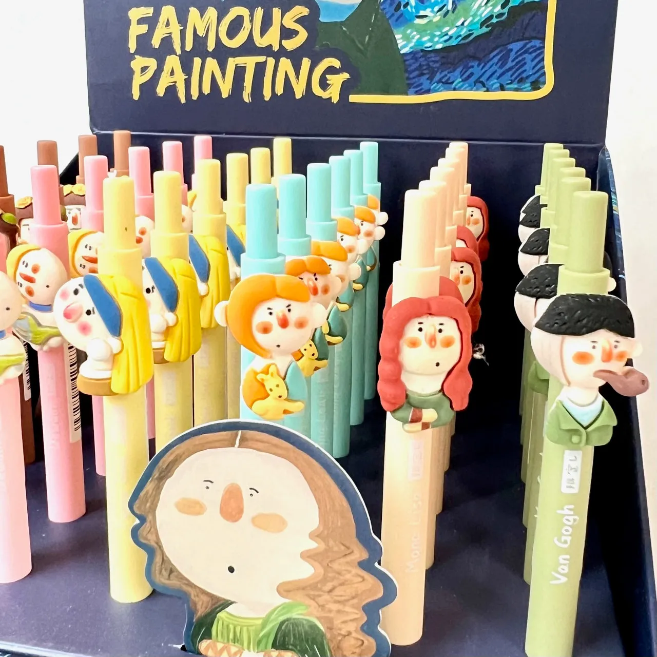 X 22529 FAMOUS ART PAINTINGS RETRACTABLE GEL PEN-DISCONTINUED