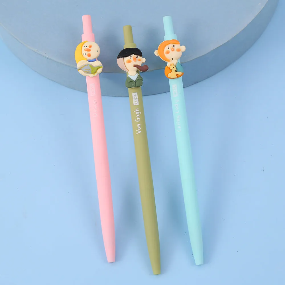 X 22529 FAMOUS ART PAINTINGS RETRACTABLE GEL PEN-DISCONTINUED