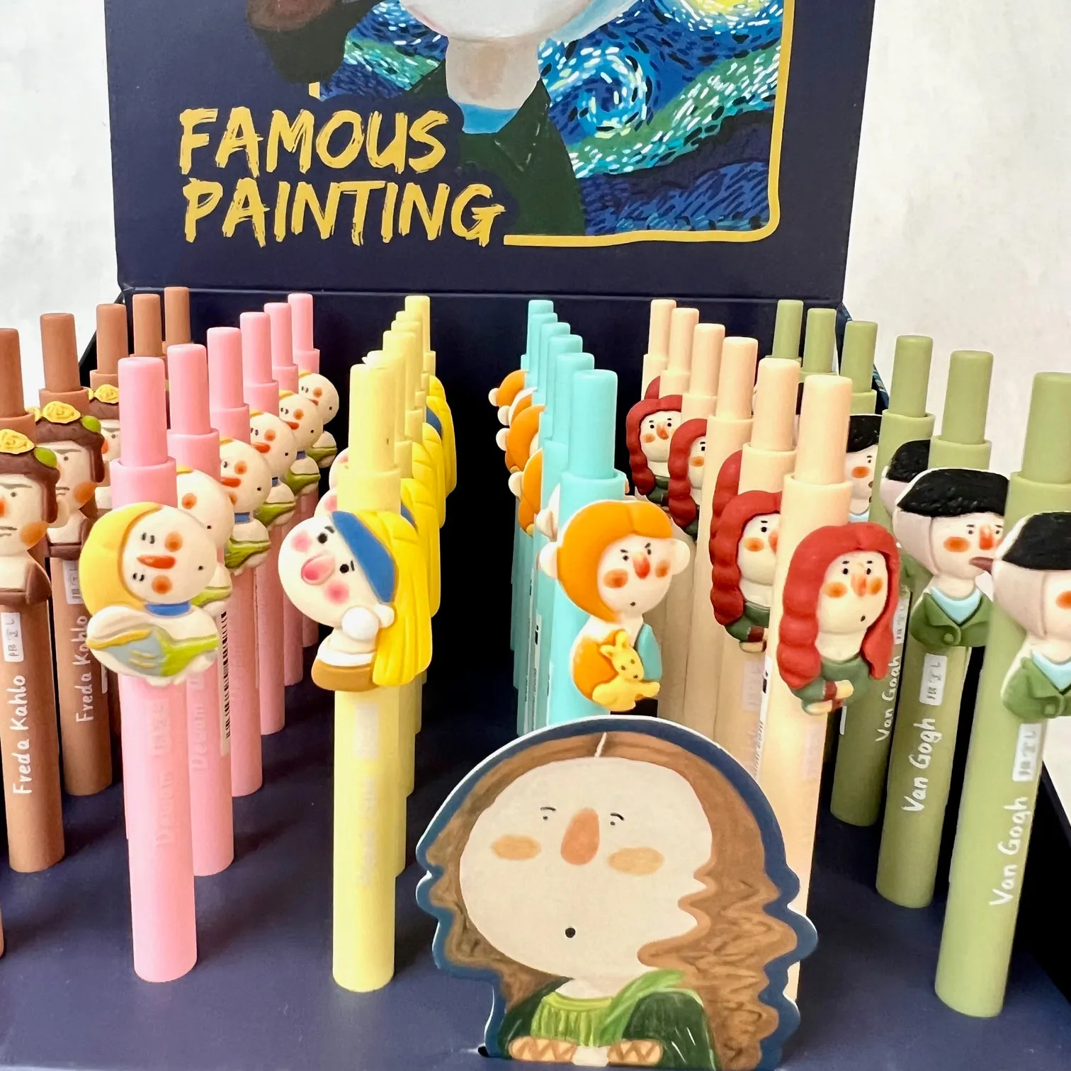 X 22529 FAMOUS ART PAINTINGS RETRACTABLE GEL PEN-DISCONTINUED