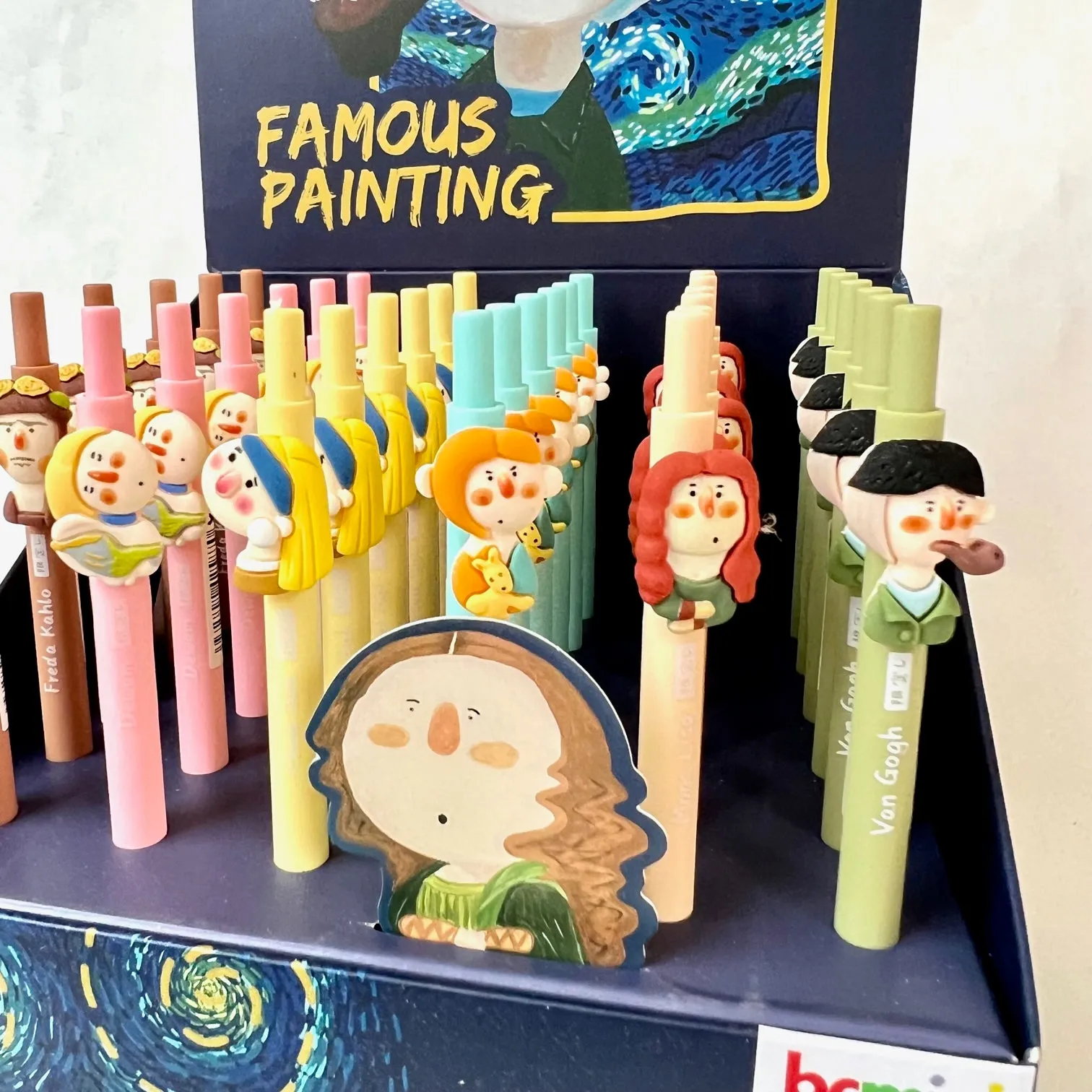 X 22529 FAMOUS ART PAINTINGS RETRACTABLE GEL PEN-DISCONTINUED