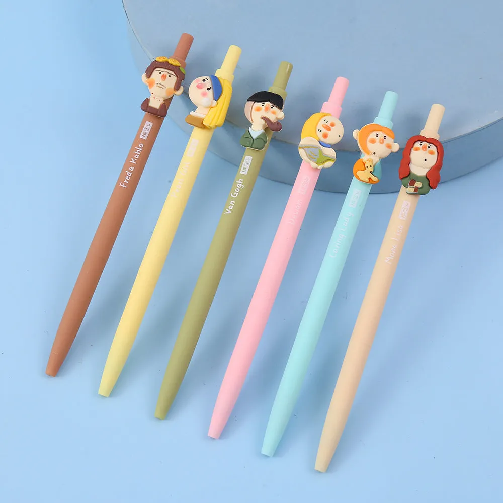 X 22529 FAMOUS ART PAINTINGS RETRACTABLE GEL PEN-DISCONTINUED