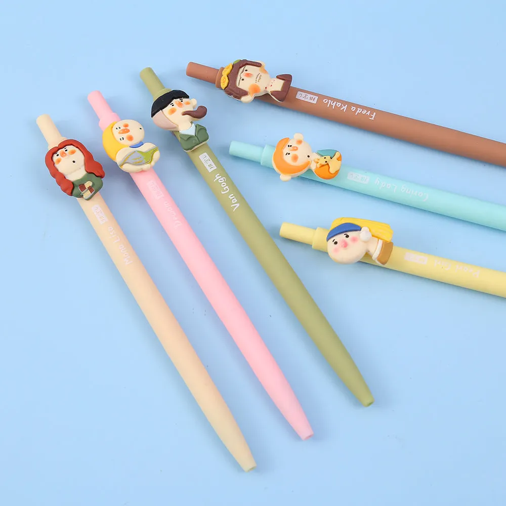 X 22529 FAMOUS ART PAINTINGS RETRACTABLE GEL PEN-DISCONTINUED