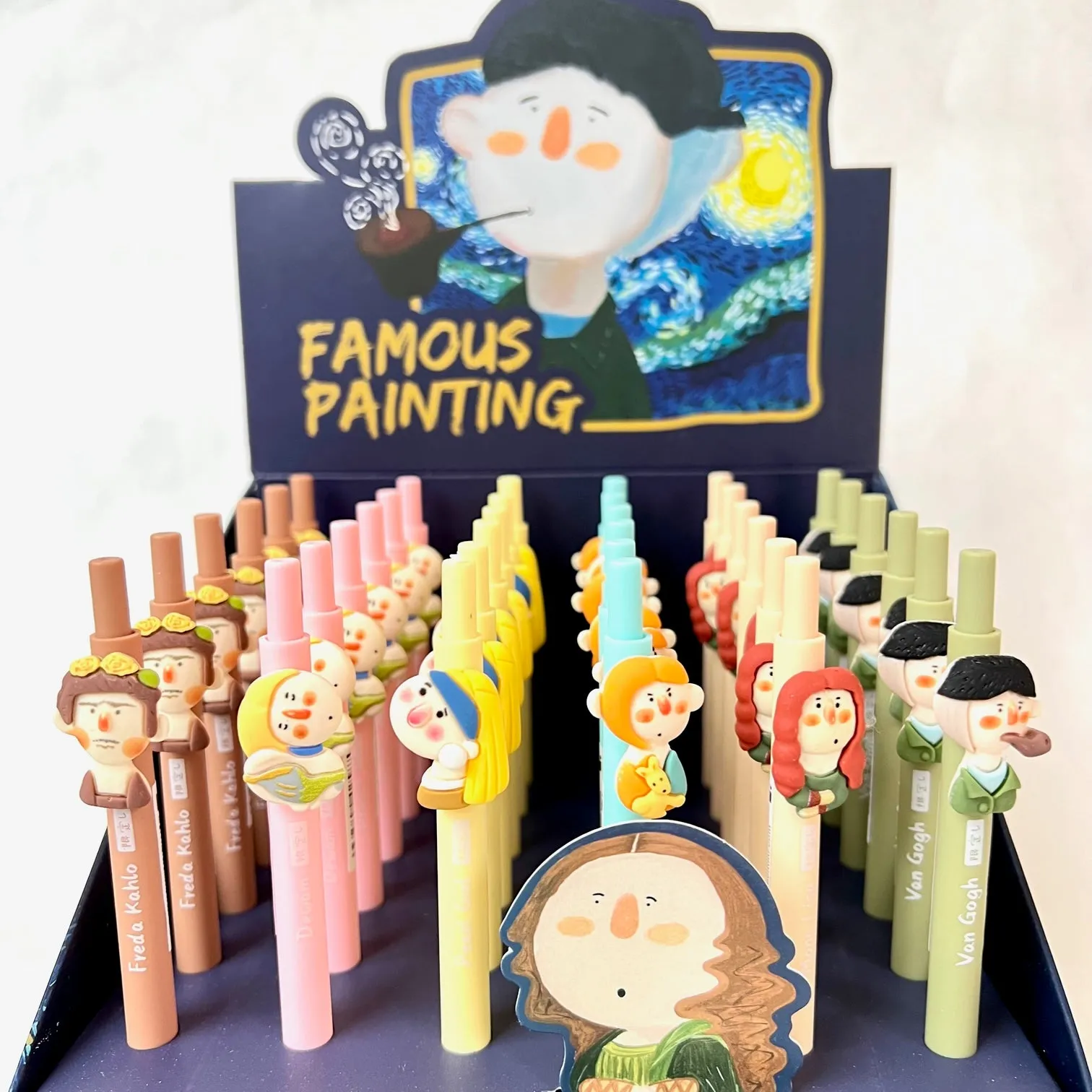 X 22529 FAMOUS ART PAINTINGS RETRACTABLE GEL PEN-DISCONTINUED